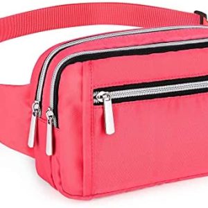 Fanny Packs for Women Men, Fashion Waist Pack Belt Bags for Teen Girls with Multi-Pockets Adjustable Belts, Cute Fanny Pack Bum Bag for Disney Travel Hiking Cycling